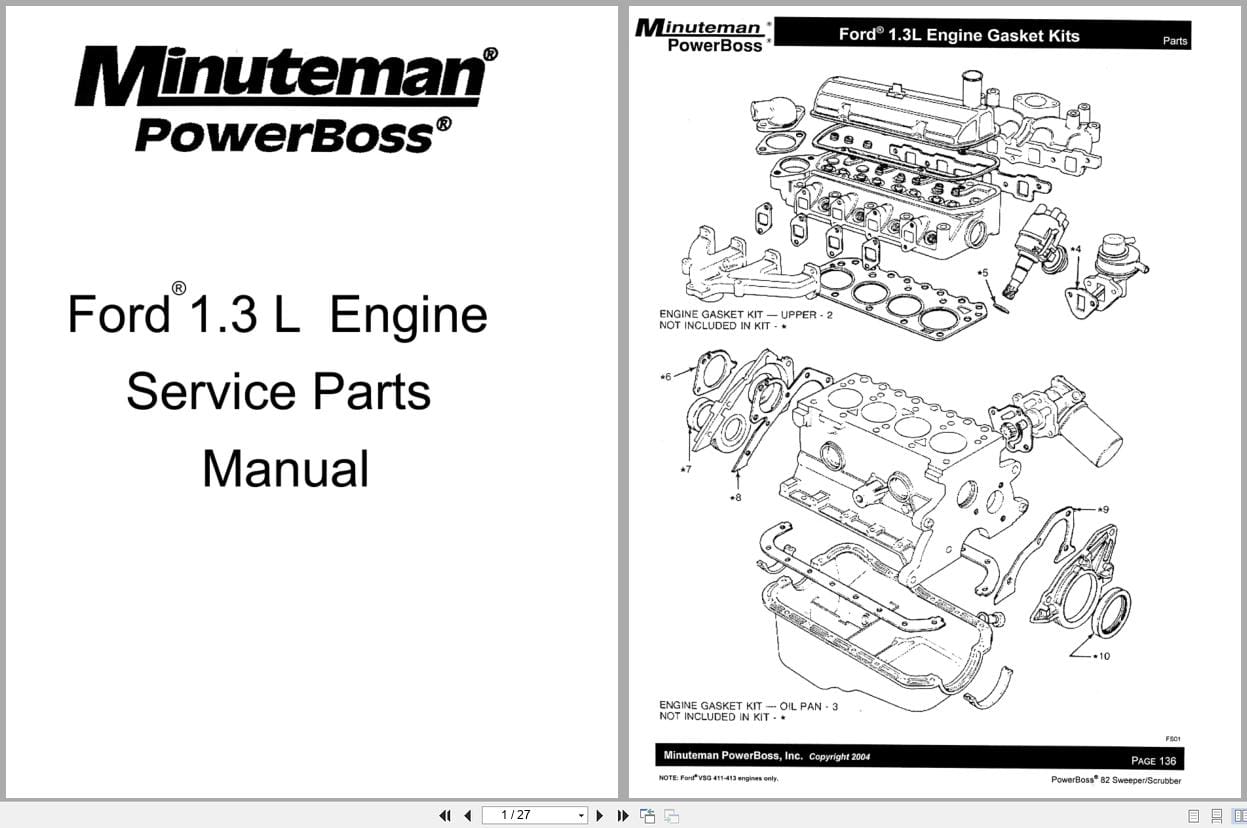 Ford Engine VSG 411 VSG 413 Service Parts Manual (1)