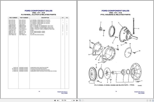 Ford Engine VSG 411 VSG 413 Service Parts Manual 2008 (2)
