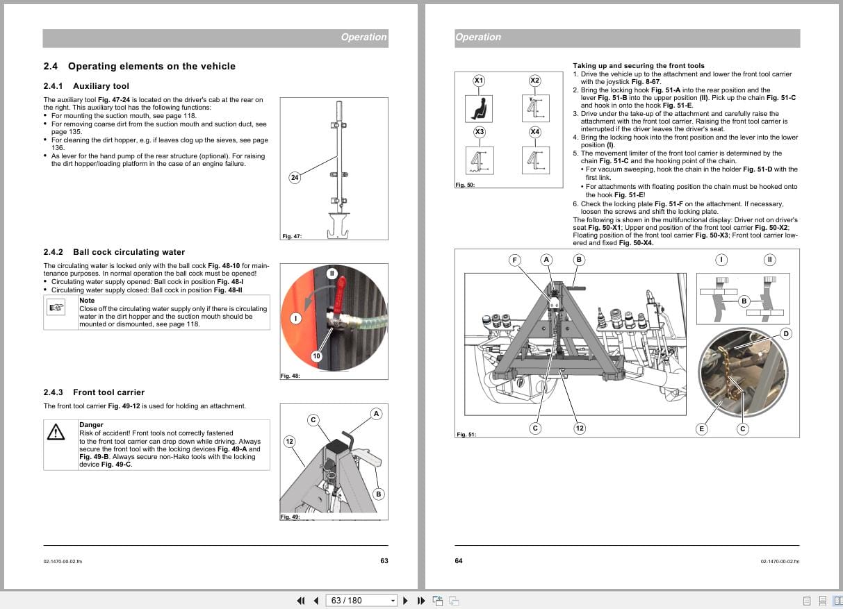 Hako Multi Purpose Machine Citymaster 600 Operating Manual 88 10 3010 3451 01 2016 (2)