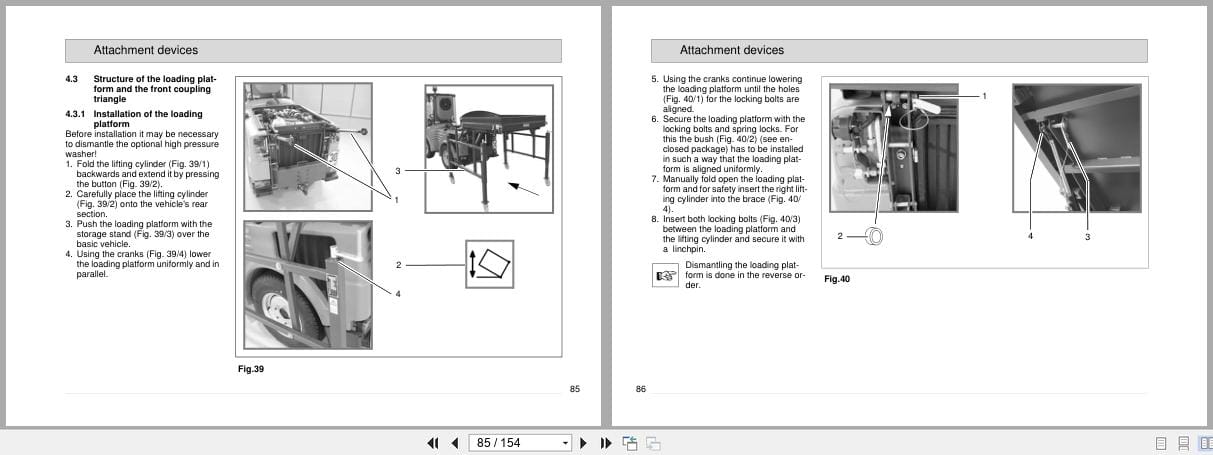 Hako Rider Sweeper Citymaster 1250 Instruction Manual 88 10 2993 (2)