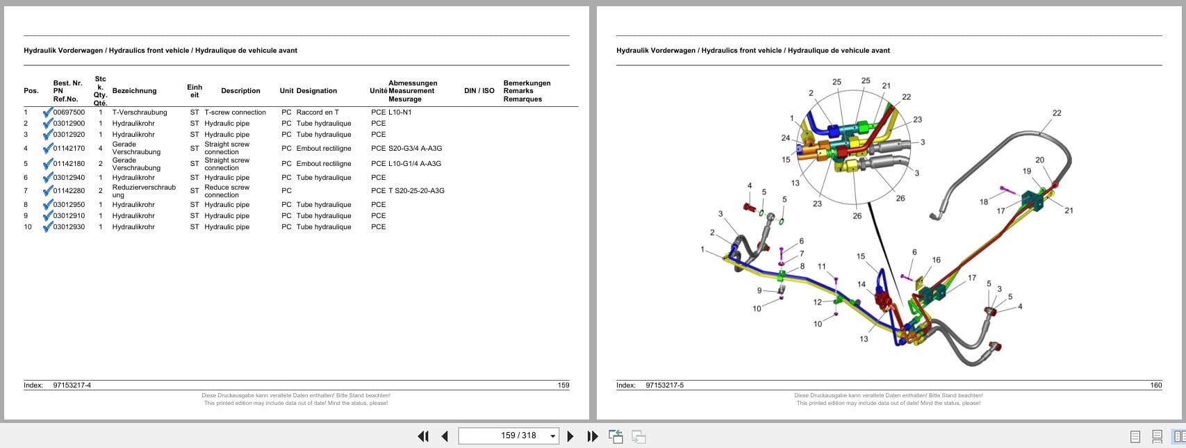 Hako Rider Sweeper Citymaster 650 1470.15 Spare Parts List 81 60 1993 (2)