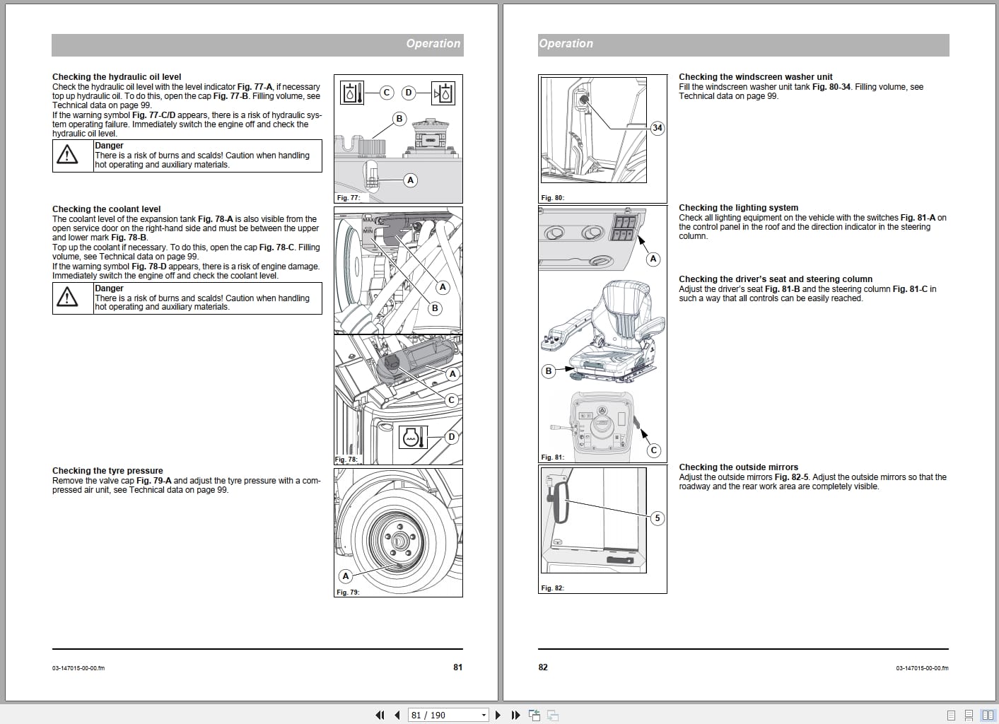 Hako Rider Sweeper Citymaster 650 Service Operation Diagnose Parts Manual (2)