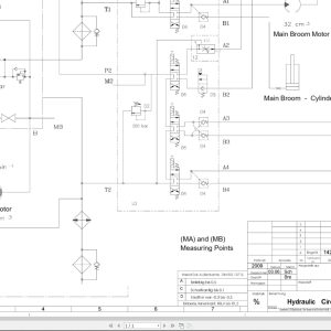 Hako Sweeper 1500 Hydraulic And Electrical Schematic (1)