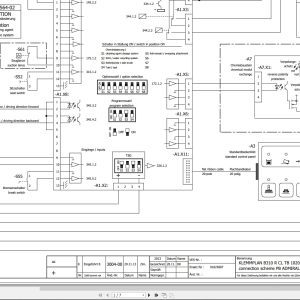 Hako Sweeper Admiral Plus 40D B310 R CL TB 1020 Wiring Diagram (1)
