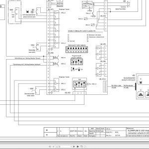 Hako Sweeper B1050 PowerBoss Admiral 38C Cylindrical Brush Wiring Diagram (1)