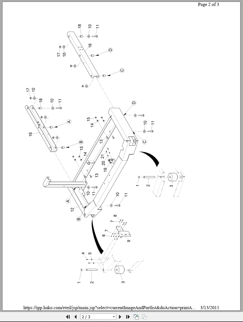 Hako Sweeper B310CL R PreSweep Parts Catalog 2014 (1)