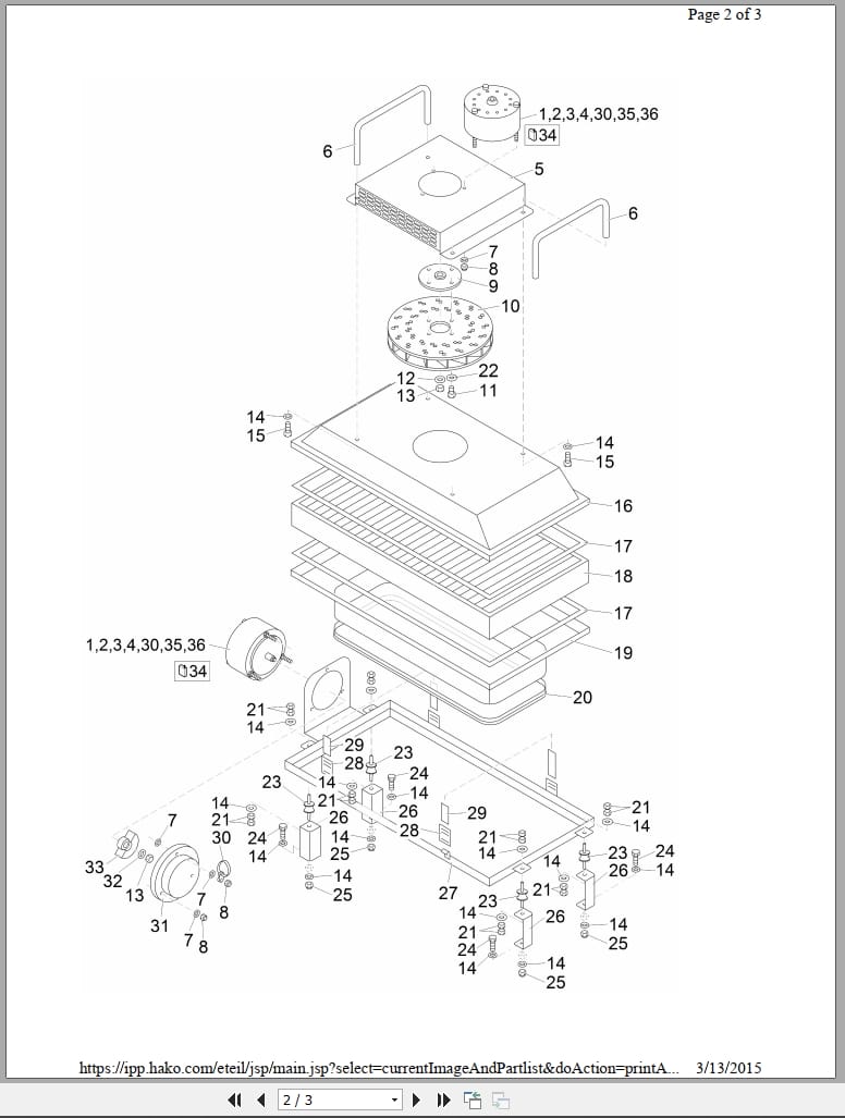 Hako Sweeper B310CL R PreSweep Parts Catalog 2014 (2)