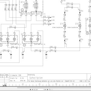 Hako Sweeper Citymaster 1200 Citytrac 4200 Circuit Diagram 91023960 (3)
