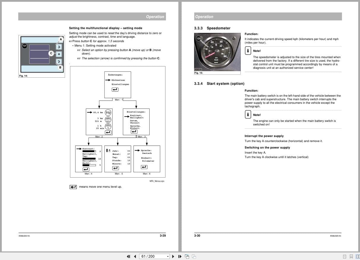 Hako Sweeper Citymaster 2000 Euro 5 Operating Manual 88 10 2906 3451 01 2016 (3)