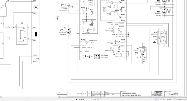 Hako Sweeper H B 1100 PowerBoss Admiral 40D Wiring Diagram (2)