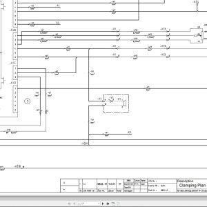 Hako Sweeper Jonas 1200E Apex 62B Clamping Plan Electrical Schematic 91024042 (1)
