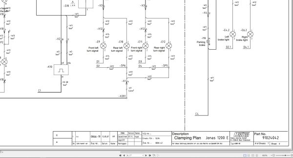 Hako Sweeper Jonas 1200E Apex 62B Clamping Plan Electrical Schematic 91024042 (2)