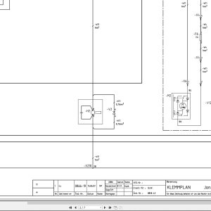 Hako Sweeper Jonas 1200E Apex 62B Clamping Plan Electrical Schematic 91024042 DE (2)