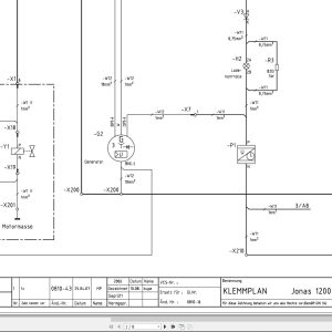 Hako Sweeper Jonas 1200V Apex 62 LPG Clamping Plan Electrical Schematic 91025049 DE (1)