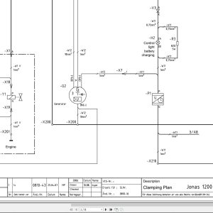 Hako Sweeper Jonas 1200V Apex 62 LPG Clamping Plan Electrical Schematic 91025049 EN (1)
