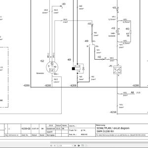 Hako Sweeper SWM D1200RH LPG Circuit Diagram 91038653 (1)