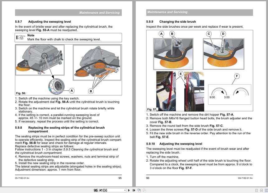 Hako Sweeper Scrubmaster B260R Operating Manual 88 10 3142 4070 43 2019 (2)