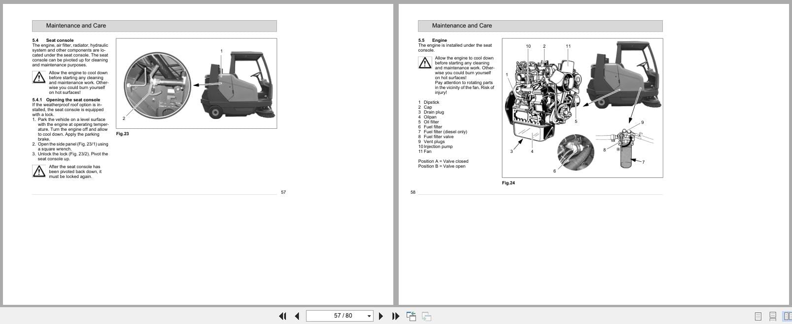 Hako Sweepmaster P1500RH D1500RH Instruction Manual 88 10 2900 3100 11 (2)