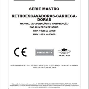 Hidromek Backhoe Loader HMK 102B 102S Operation Maintenance Manual PT (1)