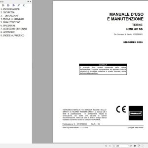 Hidromek Backhoe Loader HMK 62SS Operation Maintenance Manual M119702408 IT (1)