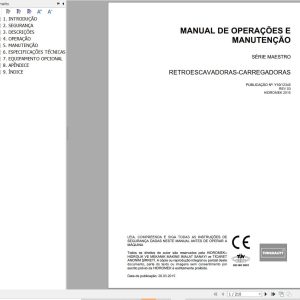 Hidromek Backhoe Loader Maestro Series Operation Maintenance Manual PT (1)
