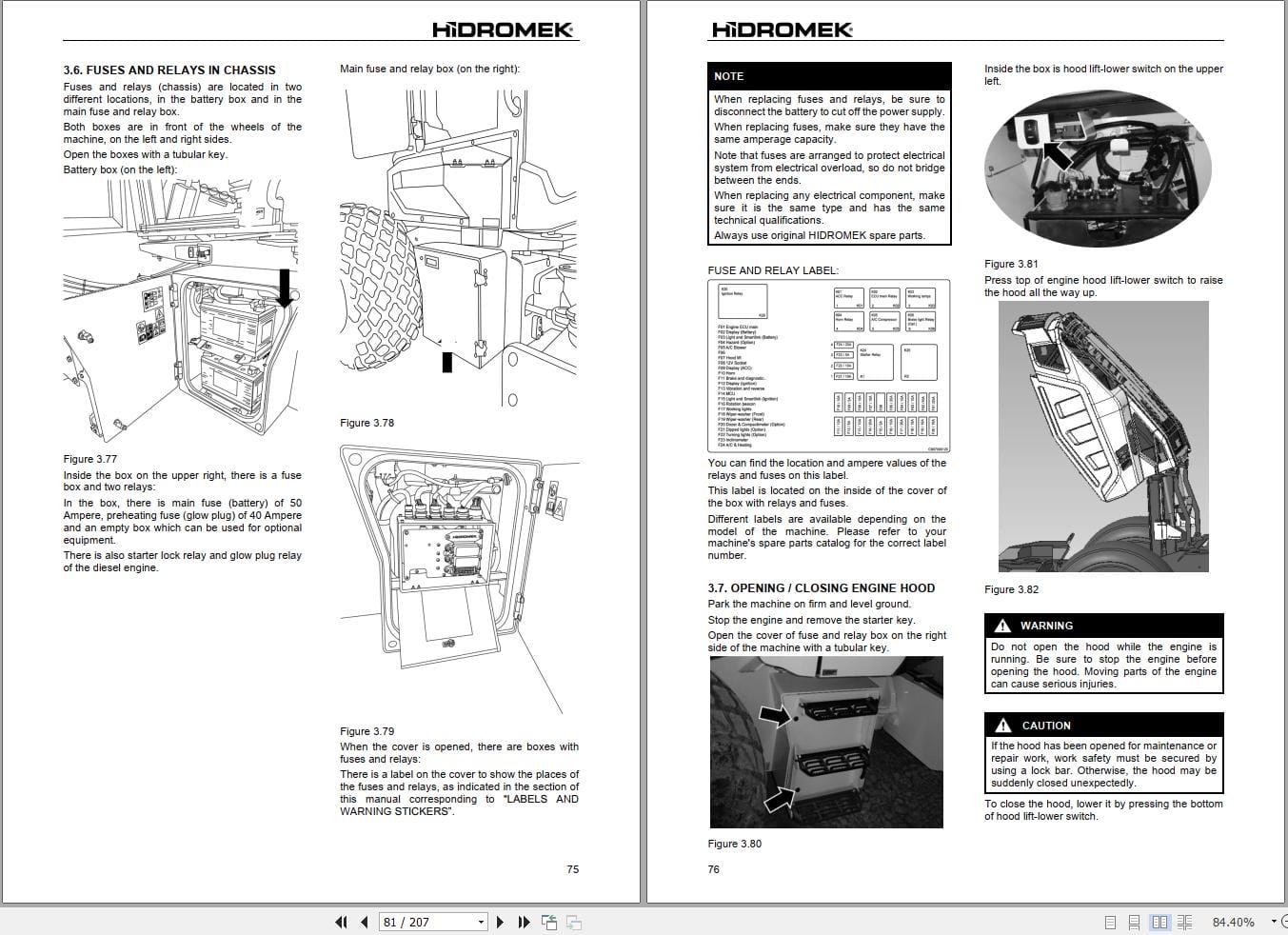 Hidromek Compactor HMK110CS to HMK190CS Operation Maintenance Manual C137390030 EN (2)