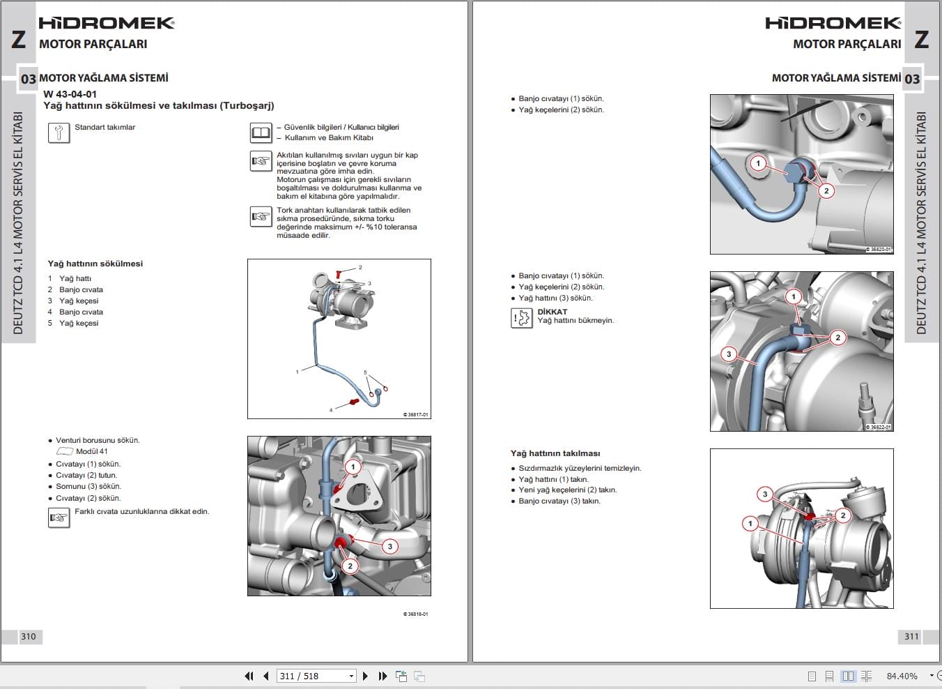 Hidromek Deutz Engine TCD 4.1 L4 Workshop Manual TR (2)