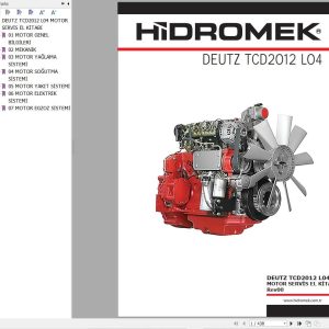 Hidromek Deutz Engine TCD2012 L04 Workshop Manual TR (1)