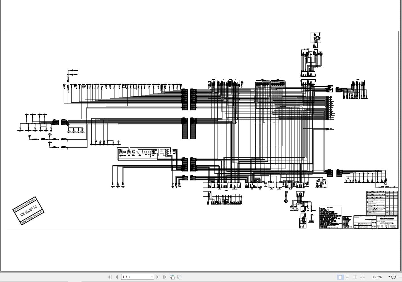 Hidromek Excavator HMK 140LC 3 Electric Diagram ED308015000 (2)