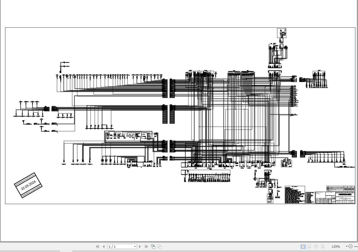 Hidromek Excavator HMK 140LC 5 Electric Diagram ED308040000 (2)
