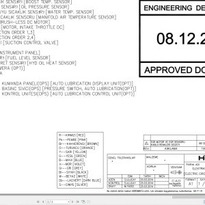 Hidromek Excavator HMK 140LC Electric Diagram 2014 (1)