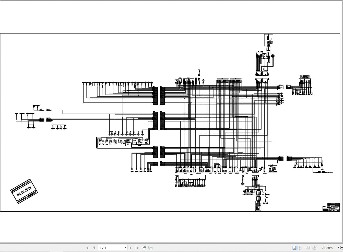 Hidromek Excavator HMK 140LC Electric Diagram H308010000 2016 (2)