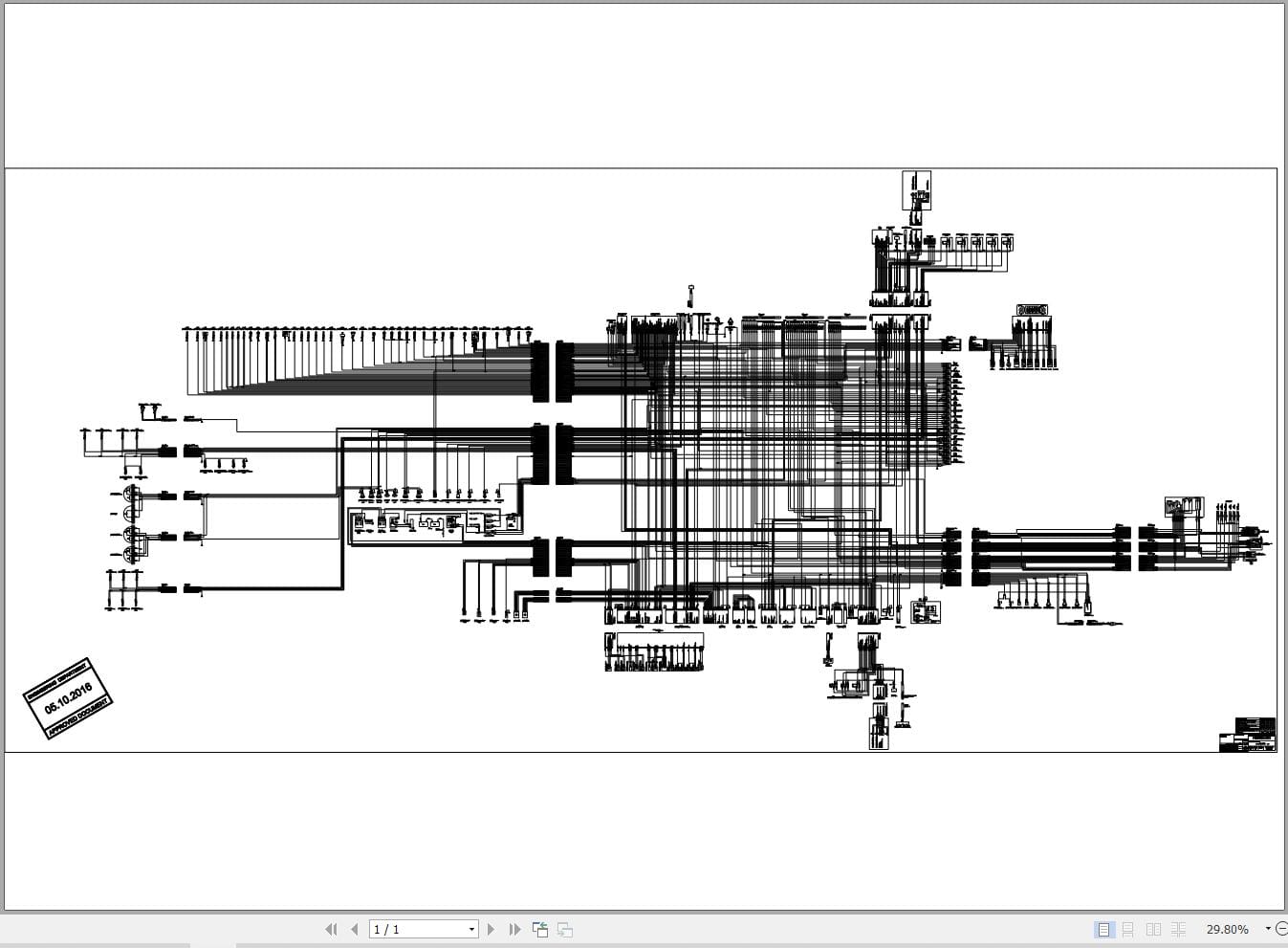 Hidromek Excavator HMK 140W Isuzu Electric Diagram H208015001 2016 (2)
