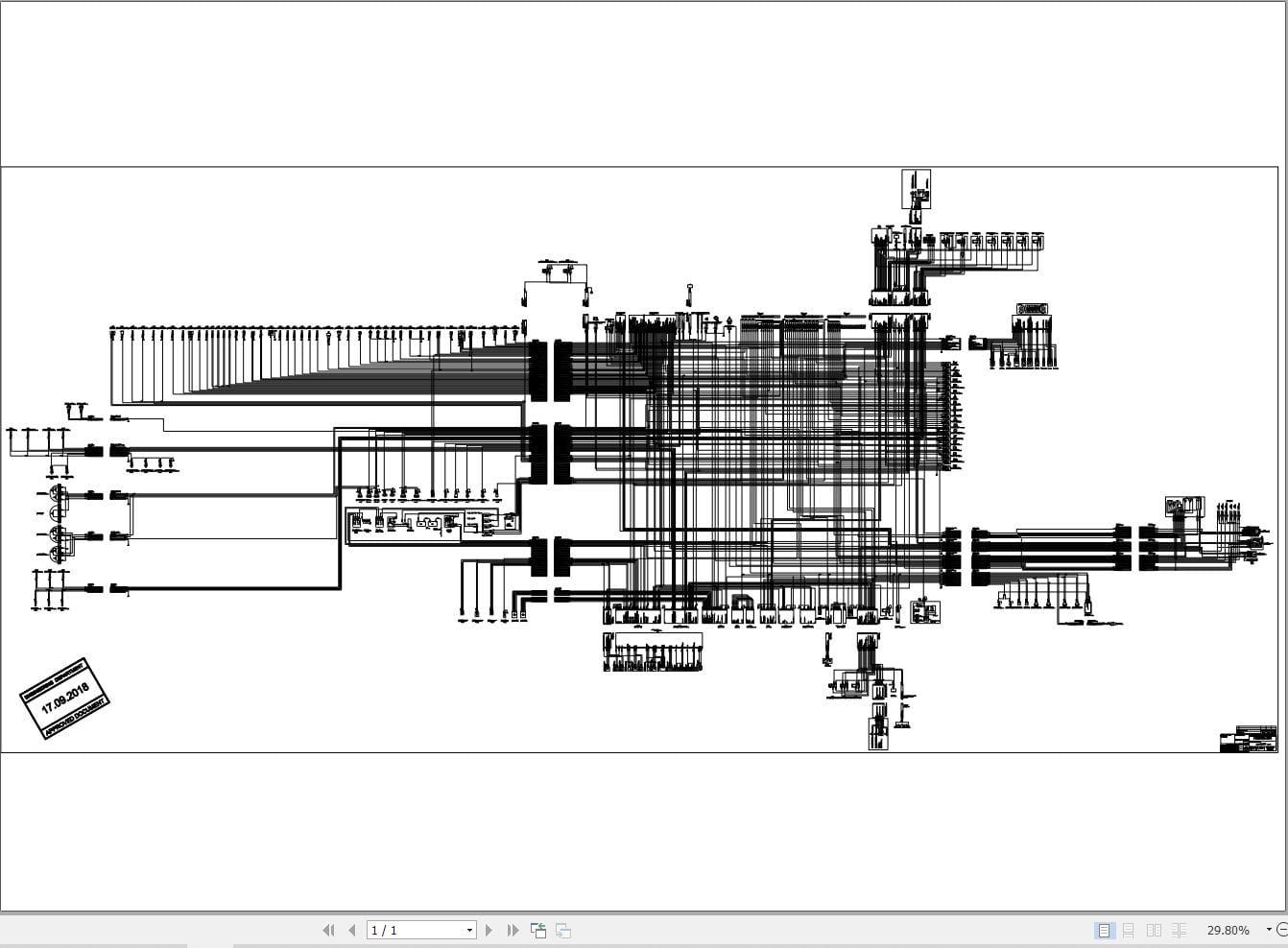 Hidromek Excavator HMK 140W MH Isuzu Electric Diagram H508000001 09.2018 (2)