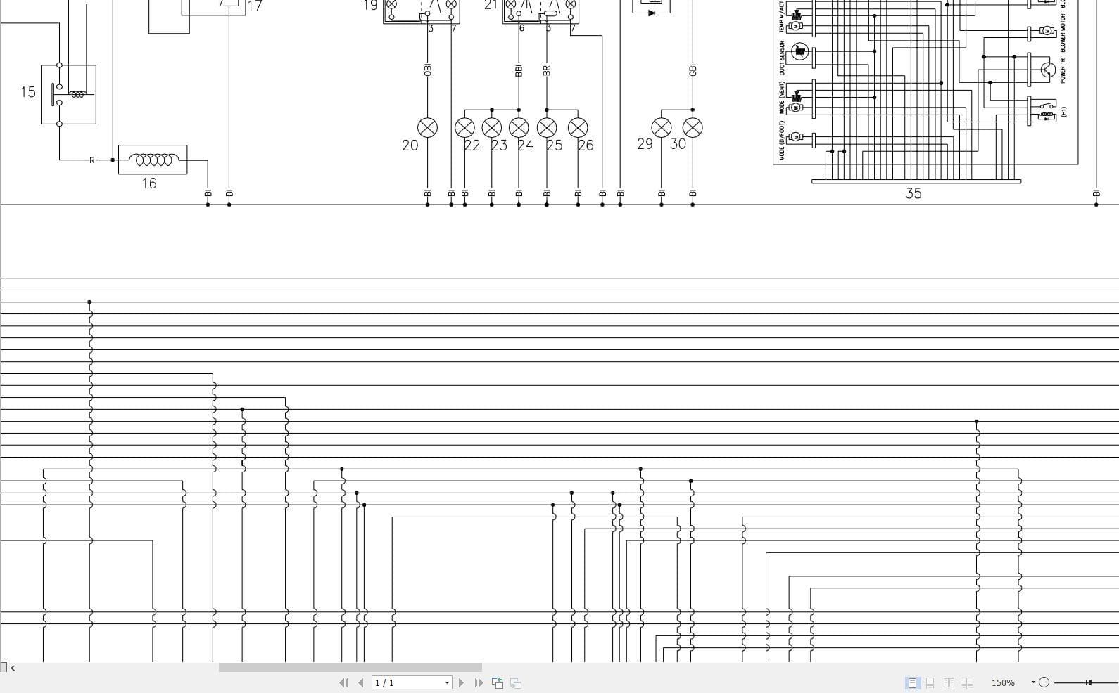 Hidromek Excavator HMK 140W Tier3b Electric Diagram 2014 (2)