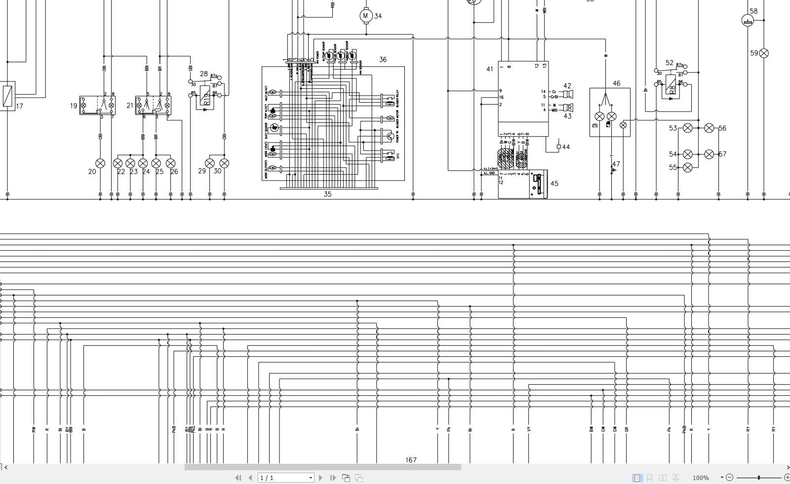 Hidromek Excavator HMK 140W Tier3b Electric Diagram 2015 (2)