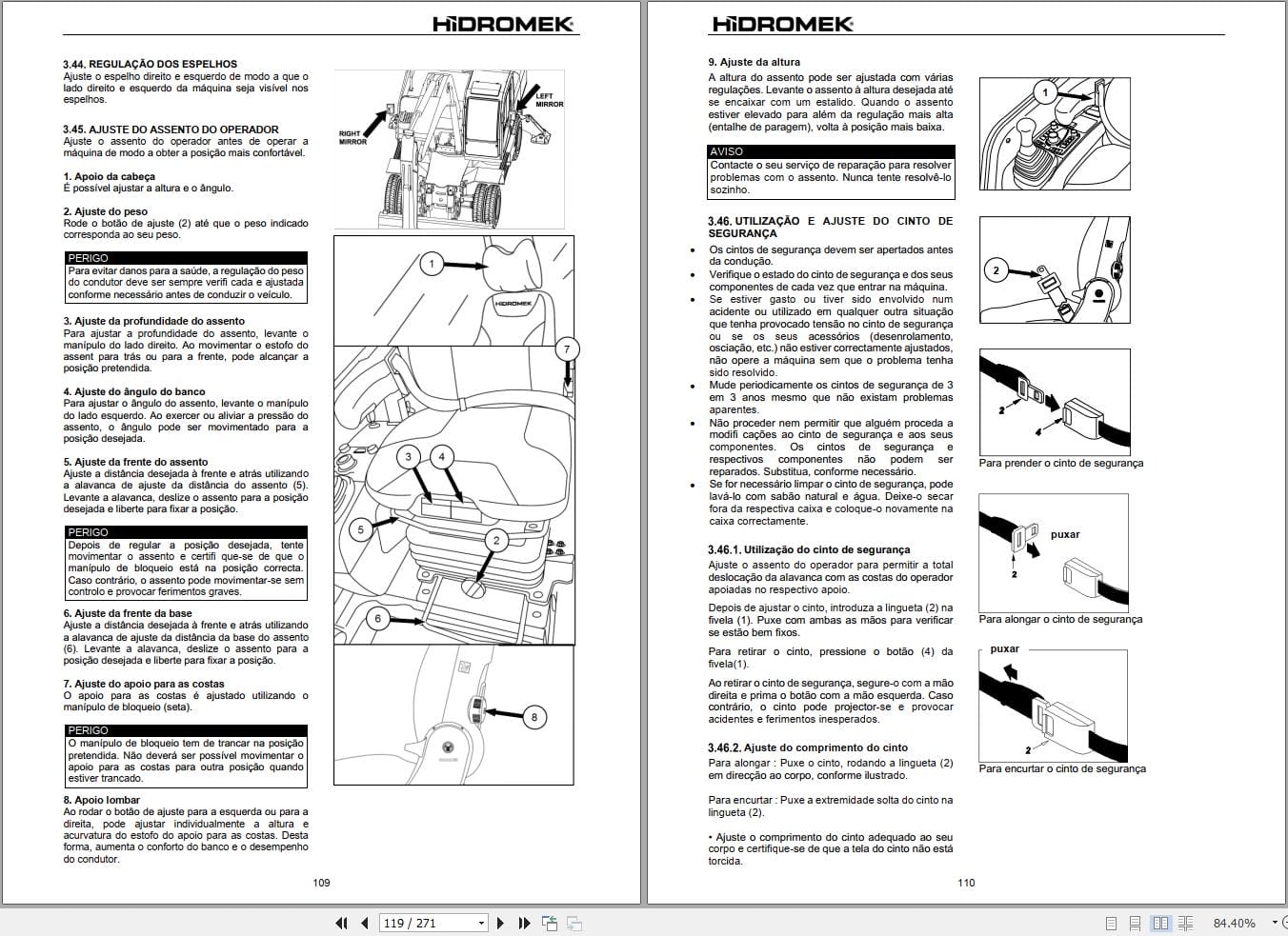 Hidromek Excavator HMK 150 WR 5 Operation Maintenance Manual H237355405 PT (2)