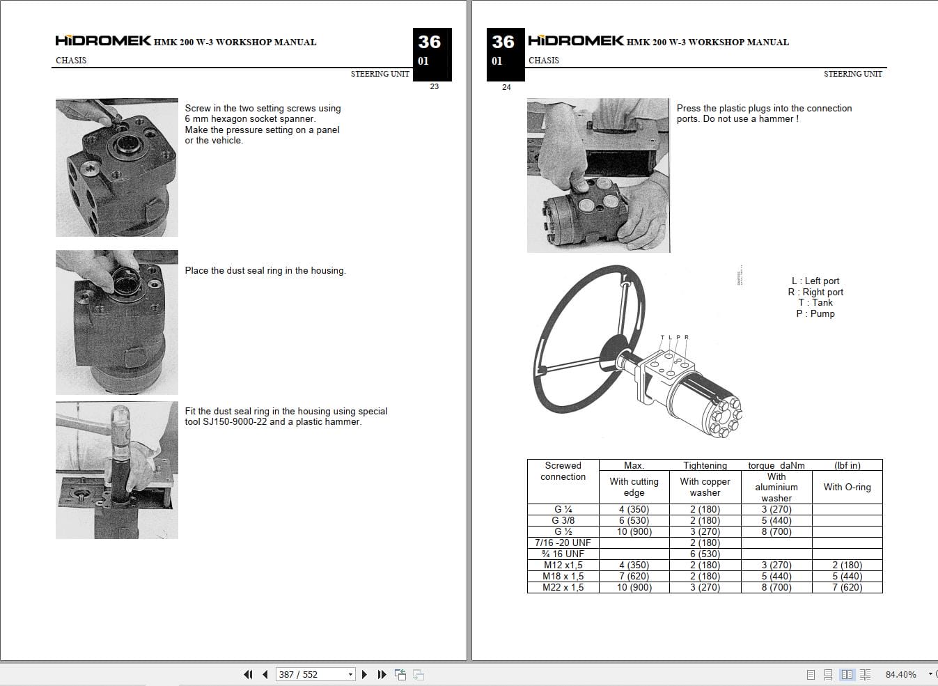 Hidromek Excavator HMK 200W 3 Workshop Manual H237315100 (2)