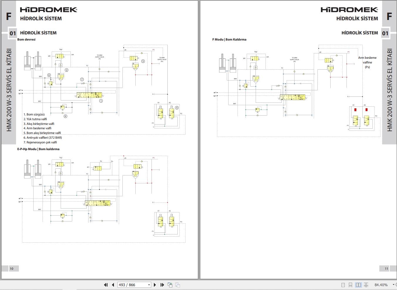 Hidromek Excavator HMK 200W 3 Workshop Manual TR (3)