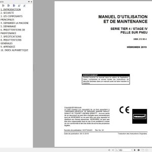 Hidromek Excavator HMK 210 W 4 Operation Maintenance Manual H237324403 FR (1)