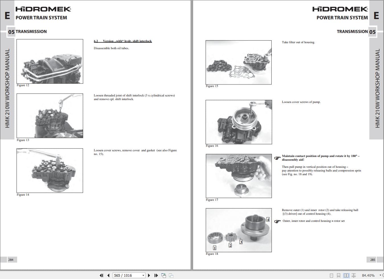 Hidromek Excavator HMK 210W 3 Workshop Manual (2)
