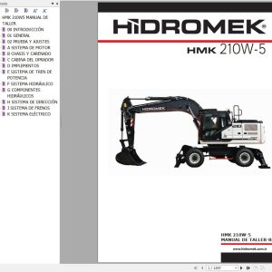 Hidromek Excavator HMK 210W 5 Workshop Manual ES (1)