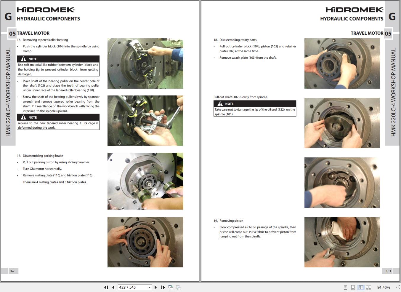Hidromek Excavator HMK 220LC 4 Workshop Manual (1)
