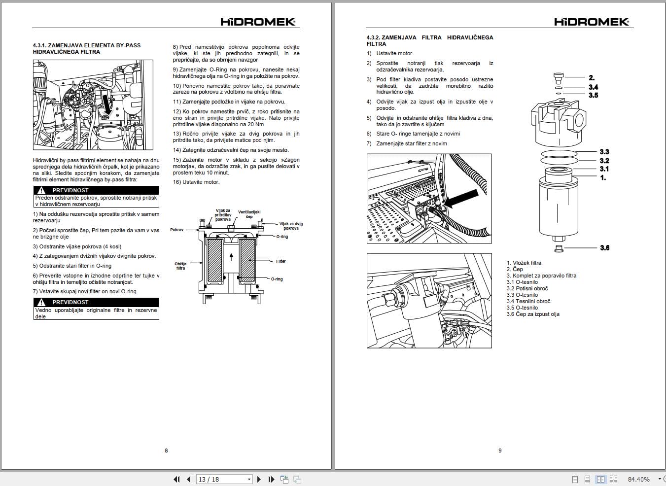 Hidromek Excavator HMK 230 LC TX 3A Operation Maintenance Manual H34732C414TX SL (2)