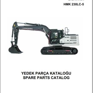 Hidromek Excavator HMK 230LC 5 Parts Catalog H347325300U 2022 EN TR (1)