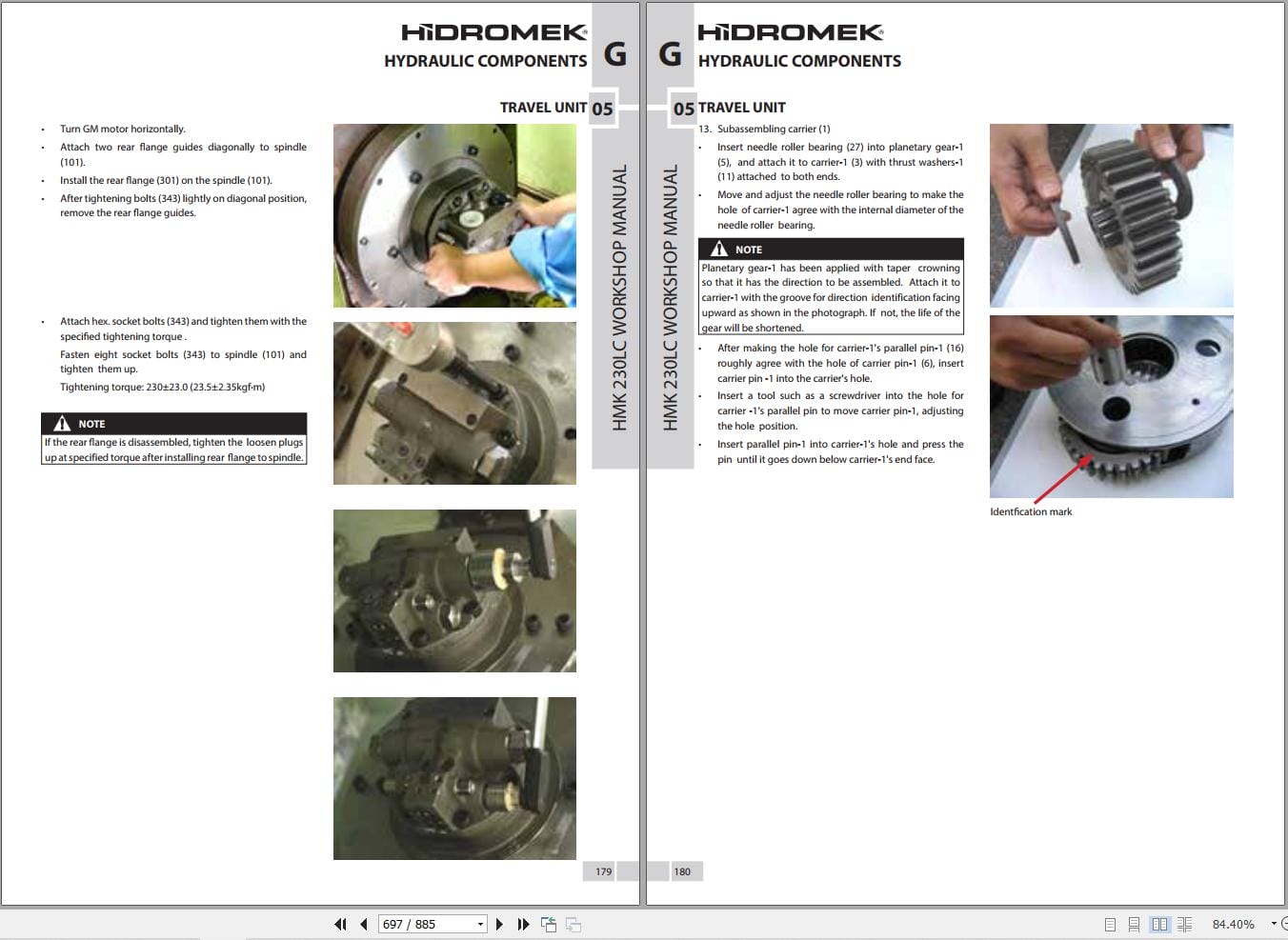 Hidromek Excavator HMK 230LC 5 Workshop Manual (2)