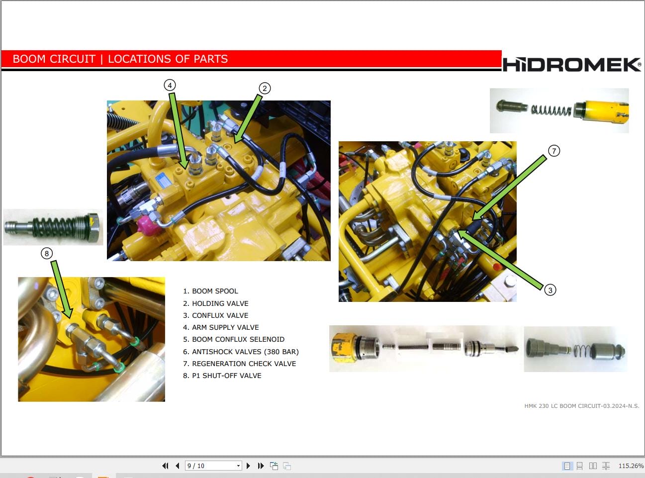 Hidromek Excavator HMK 230LC Training Manual (2)