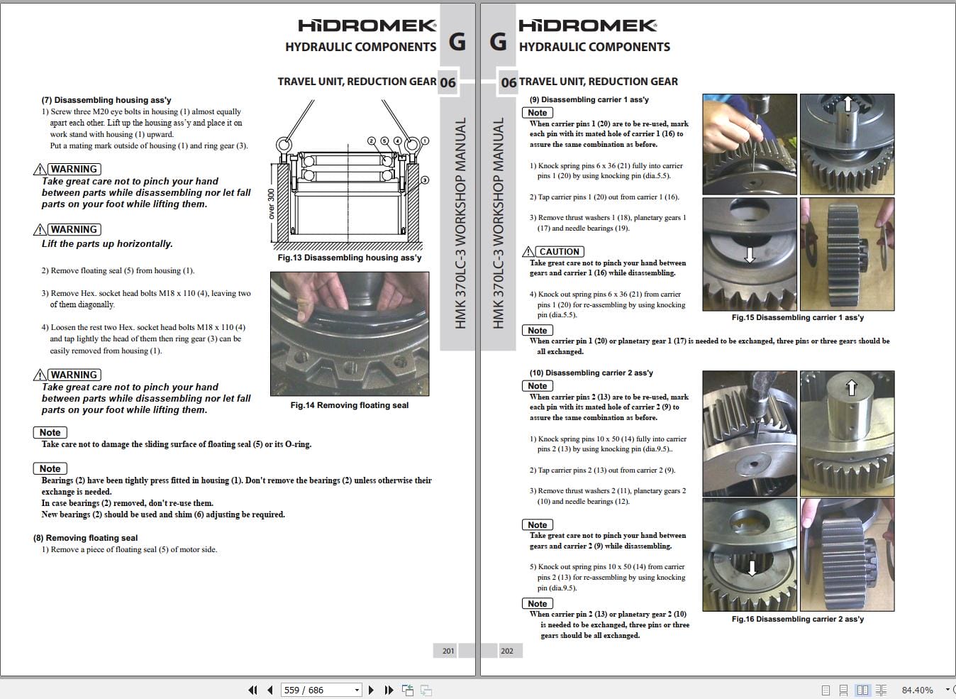 Hidromek Excavator HMK 370LC 3 Workshop Manual (2)