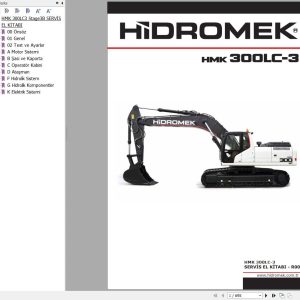 Hidromek Excavator HMK 500LC 3 Workshop Manual R00 TR (1)
