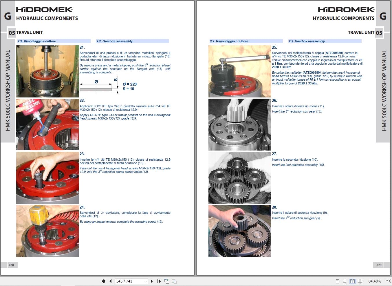Hidromek Excavator HMK 500LC 3 Workshop Manual R01 (2)